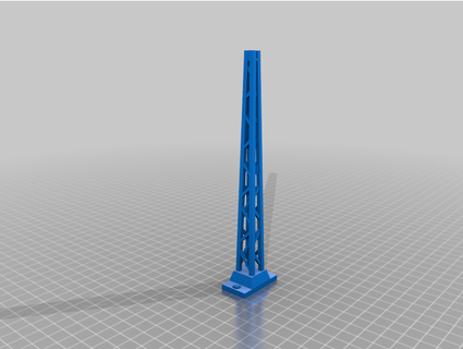 turmmasten - tower masts h0 modellbahn rklin knopag 3d print model - Mito3D