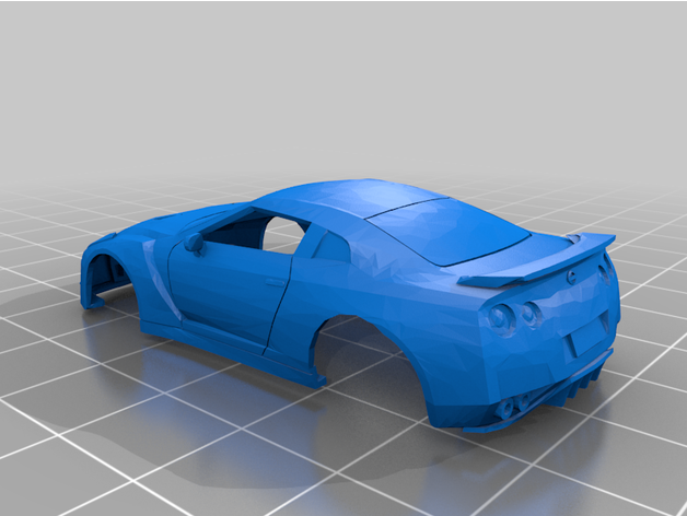 Turbo Rennen r35 gtr Vicencarpi 3D print model - Mito3D