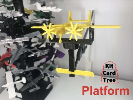 kit card tree platform hughes xe11 nakozen alwaystinkering 3d print model - Mito3D