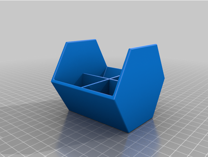 Verriegelung modular verhexen Schubladen Fächer kubisch 92 3d print model - Mito3D