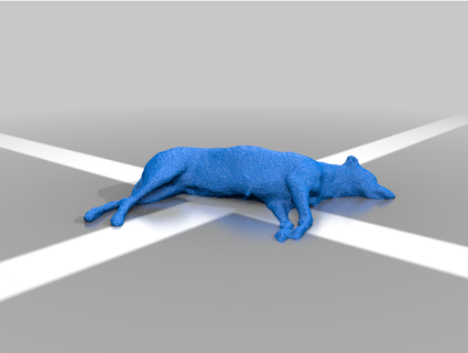Schlafen Hund Herstellung 3d print model - Mito3D