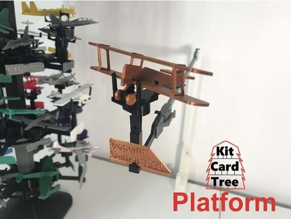 Kit Karte Baum Plattform sopwith Kamel toto 28 basteln 3d print model - Mito3D