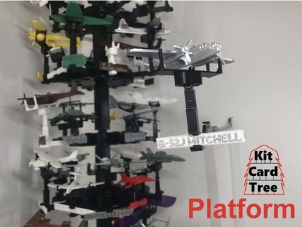kit card tree platform b-25j mitchell nakozen alwaystinkering 3d print model - Mito3D