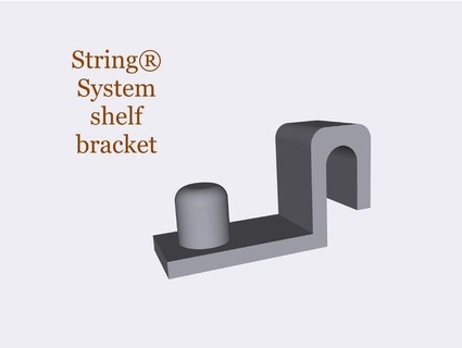 string system shelf holder bracket funkyfeelporch 3d print model - Mito3D