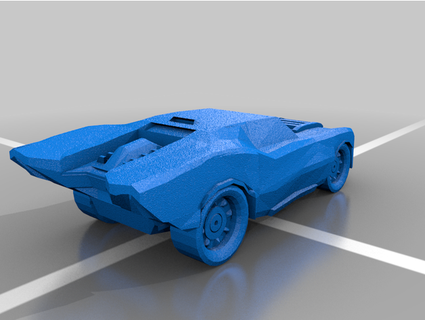 batmobile 2022 moschini3d 3d print model - Mito3D