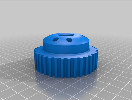 paramétrico esk8 polias rodas dentadas ss alfinetes abec cone hubs qwiksand 3d print model - Mito3D