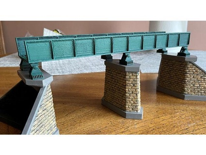 girder bridge shoes ho scale krafttrains 3d print model - Mito3D