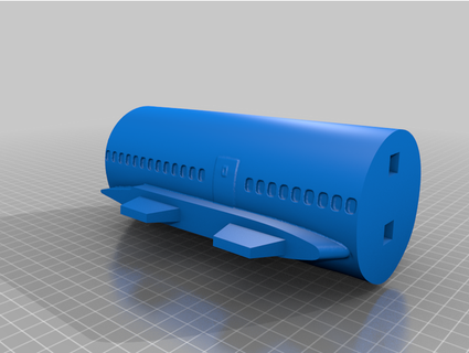 Boeing 767 300 gushti 3d print model - Mito3D