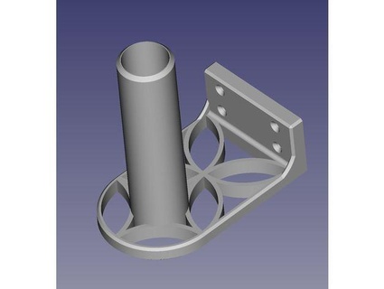 kağıt havlu Kulp destek küçük Yazdır ciltler 135 mm 130 nelno 3d print model - Mito3D