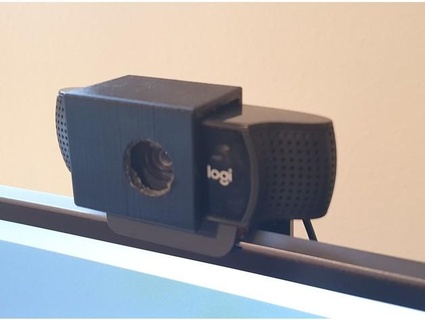 Logitech c922 Webcam lente cobrir bainha Jim 3d print model - Mito3D