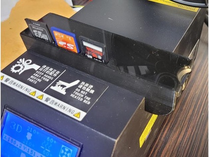 cr 10 micro sd tarjeta adaptador soporte justo 3d print model - Mito3D