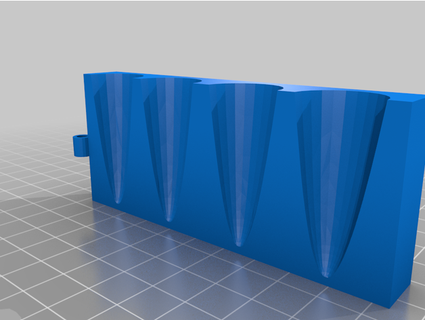 molde cono cascada cronos suaves 3d print model - Mito3D