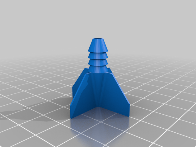 nerf dart fins acanthurus 3D print model - Mito3D