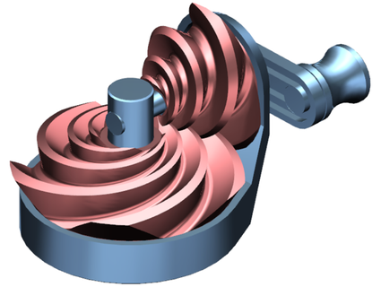 spiral bevel gear gearsandmore 3d print model - Mito3D