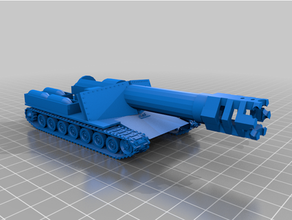 unknown tank destroyer prototype sonn0853 3d print model - Mito3D