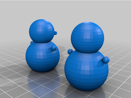 snowmen dudeman3d 3d print model - Mito3D