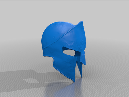 spartan style helmet - 300 morningsidesanitarium 3d print model - Mito3D