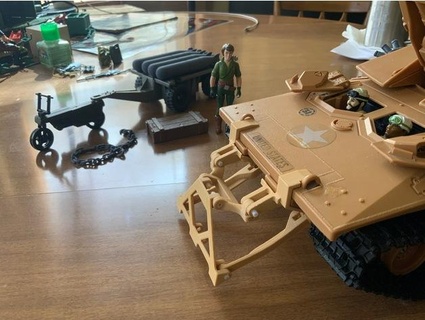 mauler Panzer einrasten Pflug montieren joemulerworks 3d print model - Mito3D