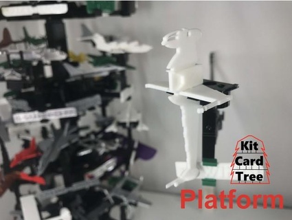 kit card tree platform b-wing nakozen alwaystinkering 3d print model - Mito3D