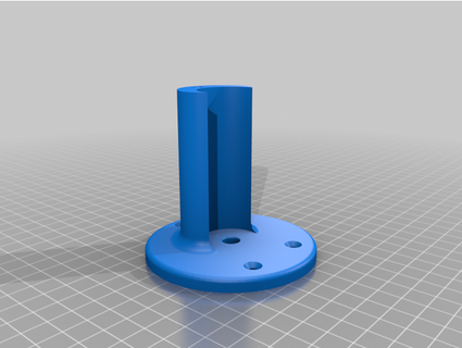 wall mount spool holder mikescullen 3d print model - Mito3D
