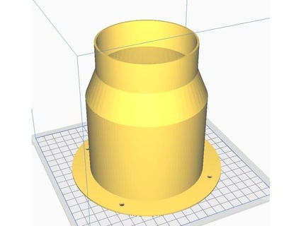 laser incisore 3d stampante sfogo fan montare conto 3d print model - Mito3D