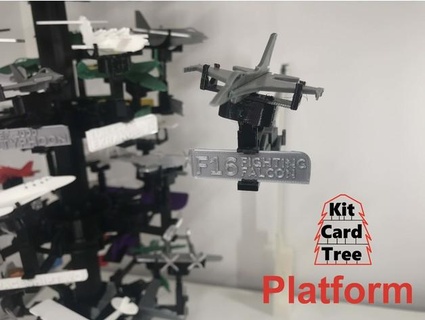 kit card tree platform f16 fighting falcon nakozen alwaystinkering 3d print model - Mito3D