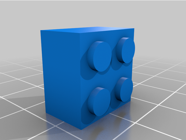 lego brick cameron34 3D print model - Mito3D