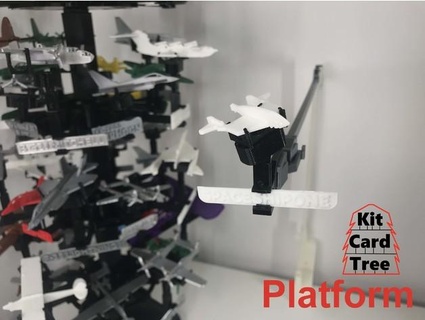 kit card tree platform space ship one nakozen alwaystinkering 3d print model - Mito3D