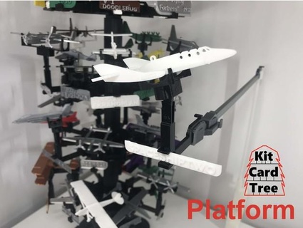 kit cartão árvore plataforma espaço navio nakozen mexendo 3d print model - Mito3D