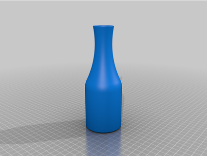 Sake Flasche Vase öffne 3d print model - Mito3D