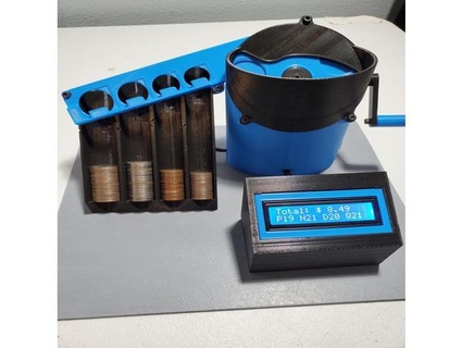 us coin sorter counter - arduino rleddington 3d print model - Mito3D