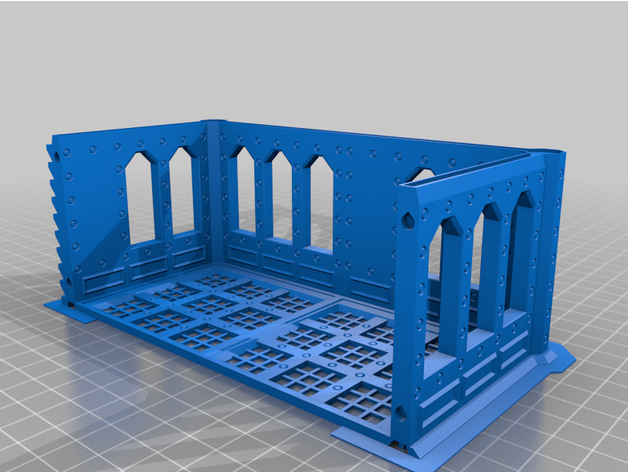 stackable underhive 3d terrain addons dump files andersklahr 3D print model - Mito3D
