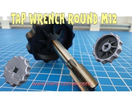 tap wrench m12 nerdcorner 3d print model - Mito3D
