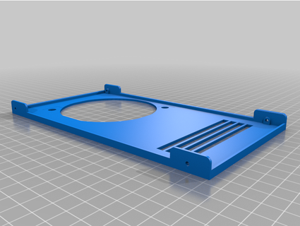 ender 3 pro psu cover 80x80mm fan neptunemaker 3d print model - Mito3D