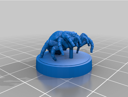 giant spider miniature northcrosse 3d print model - Mito3D