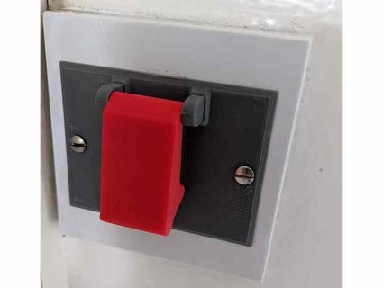 missile light switch cover uk type dave8888 3d print model - Mito3D