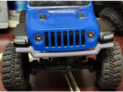 scx24 tucked jeep gladiator bumper gerbilsonacid 3d print model - Mito3D