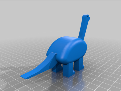 brachiosaure dinosaure cr titans 3d print model - Mito3D