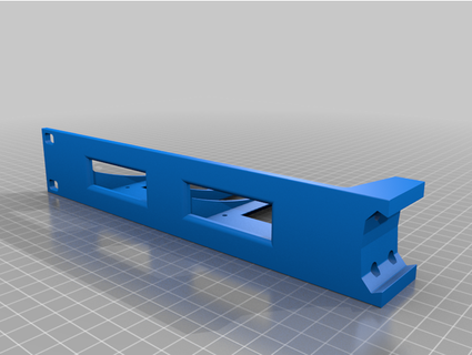 ubiquiti 8 Port poe + framboise pi grille monter bonnominile 3d print model - Mito3D