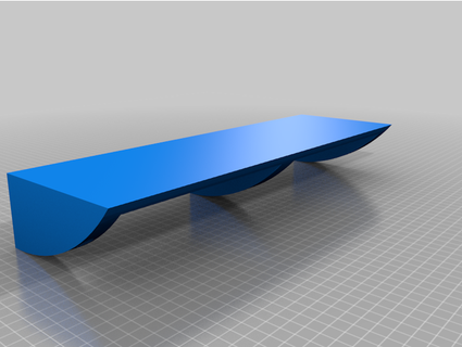 simple shelf xscarfx 3d print model - Mito3D