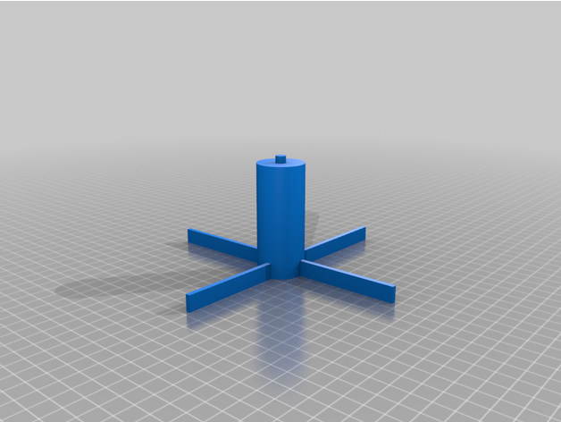 estes grande Berta aleta plantilla ukesman 3D print model - Mito3D