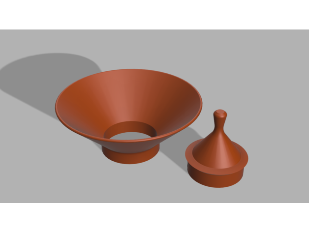 coffee bean funnel undo0530 3D print model - Mito3D