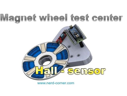 magnet wheel test center hall sensor nerdcorner 3d print model - Mito3D