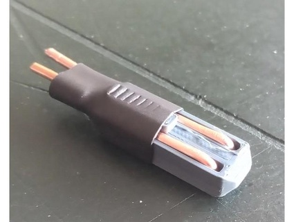 wire connector ikea ledberg led stick arnaud wiertz 3d print model - Mito3D