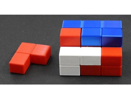 soma coboid - parallel polarized cube weltdergeduldspiele 3d print model - Mito3D