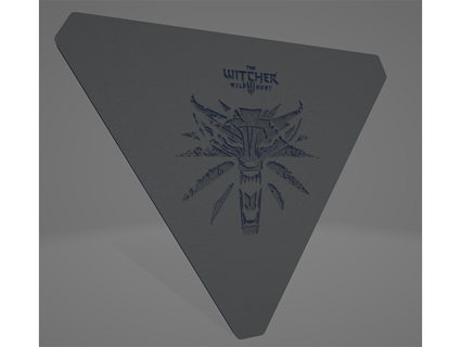 witcher 3 moodlite cover qduck 3d print model - Mito3D