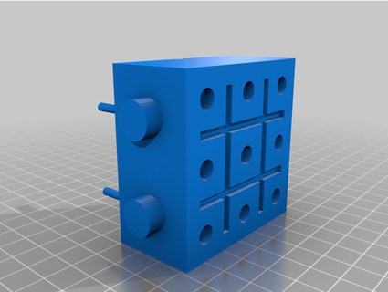 fidget cube maninblack1002 3d print model - Mito3D