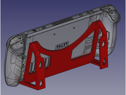 sencillo vapor cubierta estante soporte pared montar abierto 3d print model - Mito3D