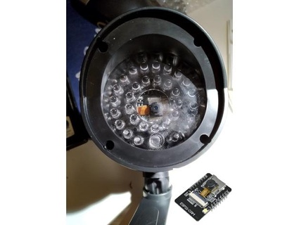 esp32 cam montaggio manichino telecamera alloggi hajuba 3d print model - Mito3D