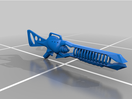 Bambola scifi pistola considerevole 3d print model - Mito3D